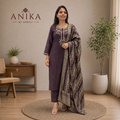Dola Silk with handwork Kurta Set